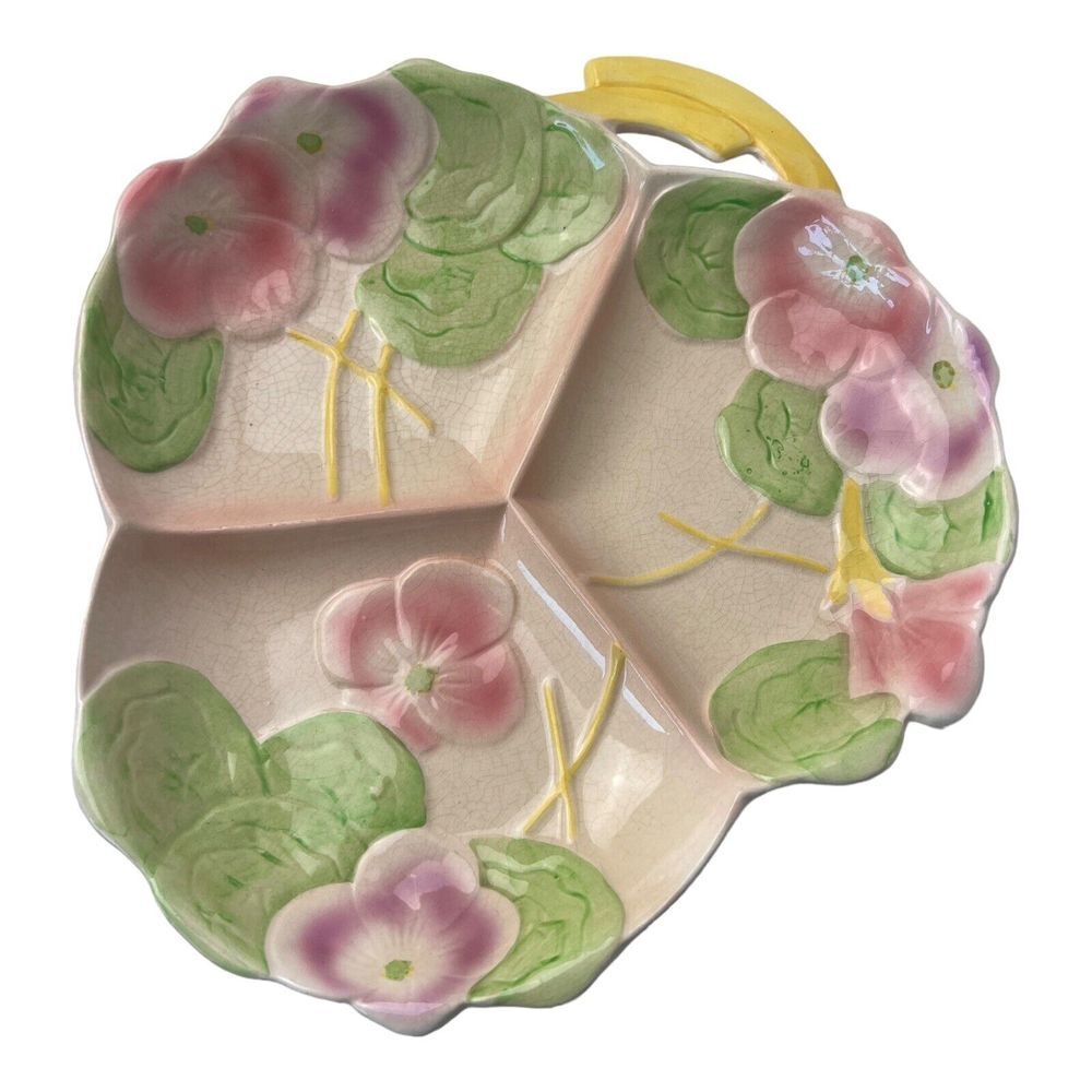 Avon Ware‎ Serving Candy Change Dish Made in England 1940 Vintage Art Deco